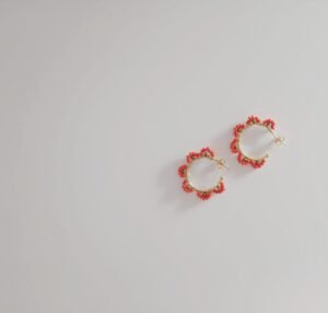 Aretes Margarita Naranja