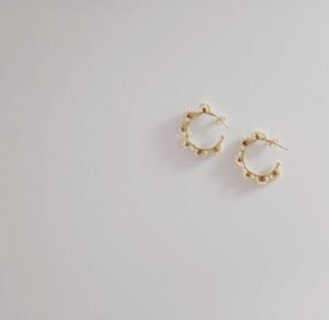 Aretes Margarita Blancas